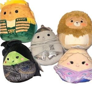Set of 5 Wicked Character Squishmallows (NWT)